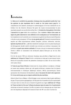 Le Nord-Sénégal, Dynamiques Climatiques et Temps Lithométéoriques