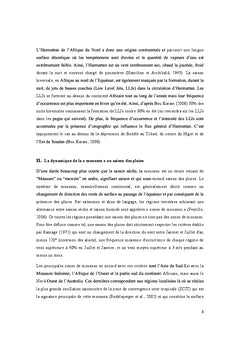 Le Nord-Sénégal, Dynamiques Climatiques et Temps Lithométéoriques