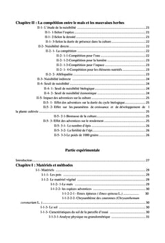 L'effet concurrentiel des adventices sur le rendement du maïs fourrager