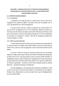 Étude géotechnique des sols de Luvungi, Territoire d'Uvira, Sud-Kivu, RDCongo