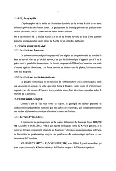 Étude géotechnique des sols de Luvungi, Territoire d'Uvira, Sud-Kivu, RDCongo