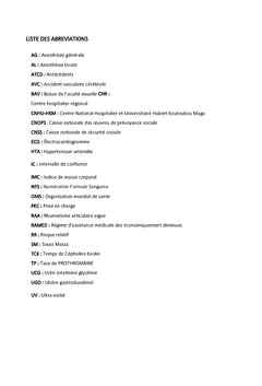 Profil épidémio-clinique et étiologique des opérés de la cataracte