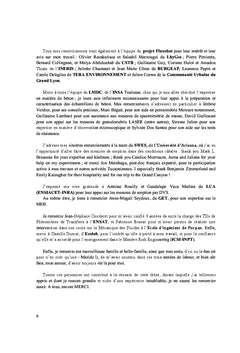 Etude numerique et experimentale des transferts de COV