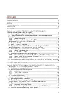 Etude numerique et experimentale des transferts de COV