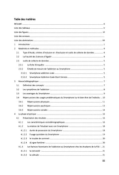 L'addiction au Smartphone dans le milieu universitaire au Maroc