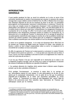 La mise en oeuvre de la CITES au Burkina Faso
