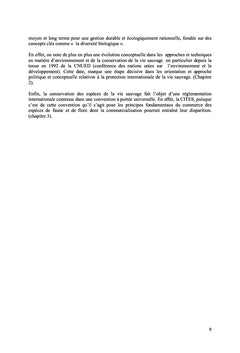 La mise en oeuvre de la CITES au Burkina Faso