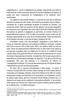 Le réalisme dans l'univers romanesque d'Aminata Sow Fall