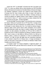 Le réalisme dans l'univers romanesque d'Aminata Sow Fall