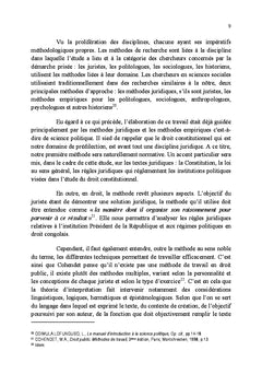 Statut du President de la Republique et stabilite du regime politique