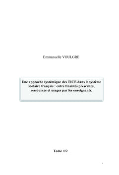 Espace numerique de travail (eNT): quels usages en France?