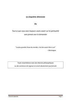 La cinquième dimension