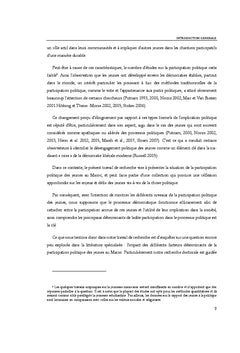 Determinants de la participation politique des jeunes