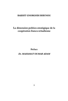 La dimension politico-stratégique de la coopération franco-tchadienne