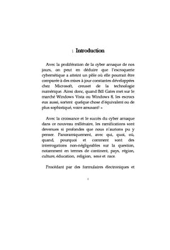 Cyber escroquerie