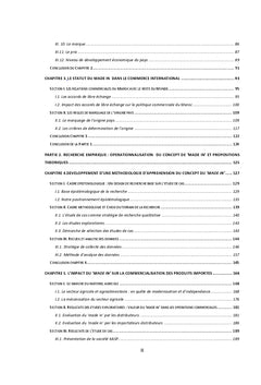 Les determinants de choix d'un produit etranger