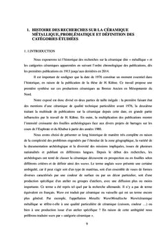 La ceramique au Bronze Ancien du Khabur a la vallee de l'Euphrate :