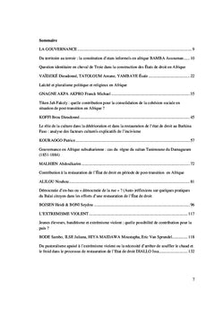 Actes du colloque de Ouagadougou