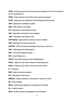 Stratégies d'insertion socioéconomique des migrants à Bamako