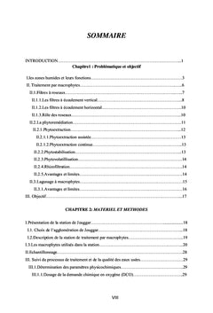 Epuration des eaux usées par Macrophytes