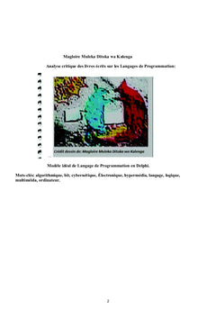 Analyse critique des livres sur les langages de programmation - Tome 3: Modèle idéal de langage de programmation en Delphi