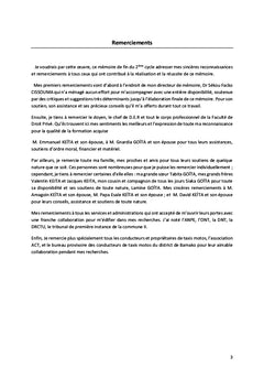 Les taxis motos dans la circulation urbaine: La responsabilité civile