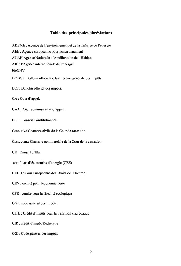 La fiscalité environnemental face aux grands principes de droit fiscal