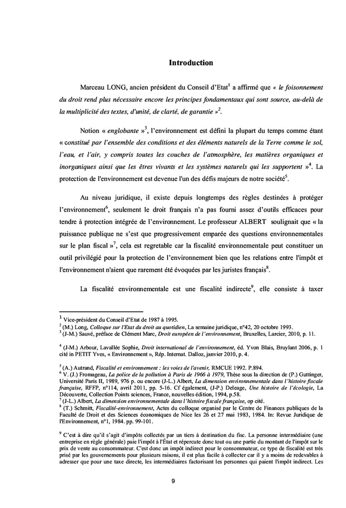 La fiscalité environnemental face aux grands principes de droit fiscal