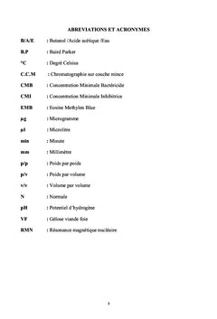 Extraction des molecules actives