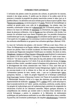 Extraction des molecules actives