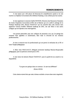 Implication des cadres dans la politique handicap du personnel