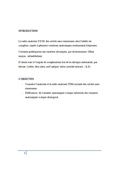 Les variantes anatomiques des cavites naso-sinusiennes