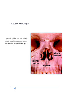 Les variantes anatomiques des cavites naso-sinusiennes
