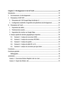 Outil de generation des analyses de couverture radio