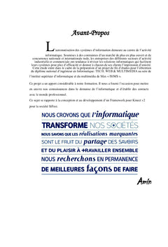 Mise en place d'une application kinect V2