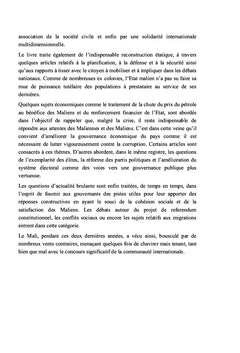 Le Mali entre vents et marrées, 2015 - 2017