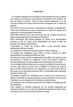 L'impact de la migration sur l'environnement économique