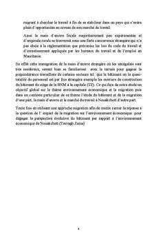 L'impact de la migration sur l'environnement économique