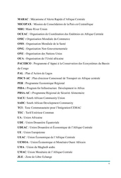 L'Harmonisation Des Politiques D'Intégration en Afrique Centrale: