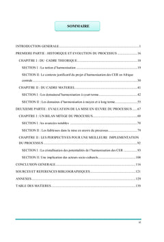 L'Harmonisation Des Politiques D'Intégration en Afrique Centrale: