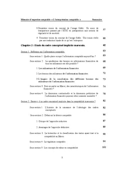 L'interprétation comptable