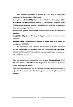 Apport de la télédétection et du système d'information géographique
