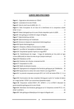 Apport de la télédétection et du système d'information géographique