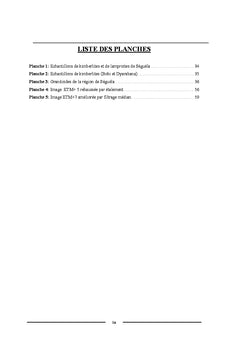 Apport de la télédétection et du système d'information géographique