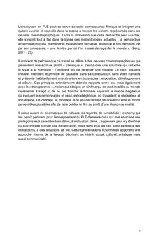 L'utilisation de séquences de film en classe de FLE