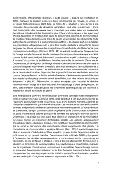 L'utilisation de séquences de film en classe de FLE