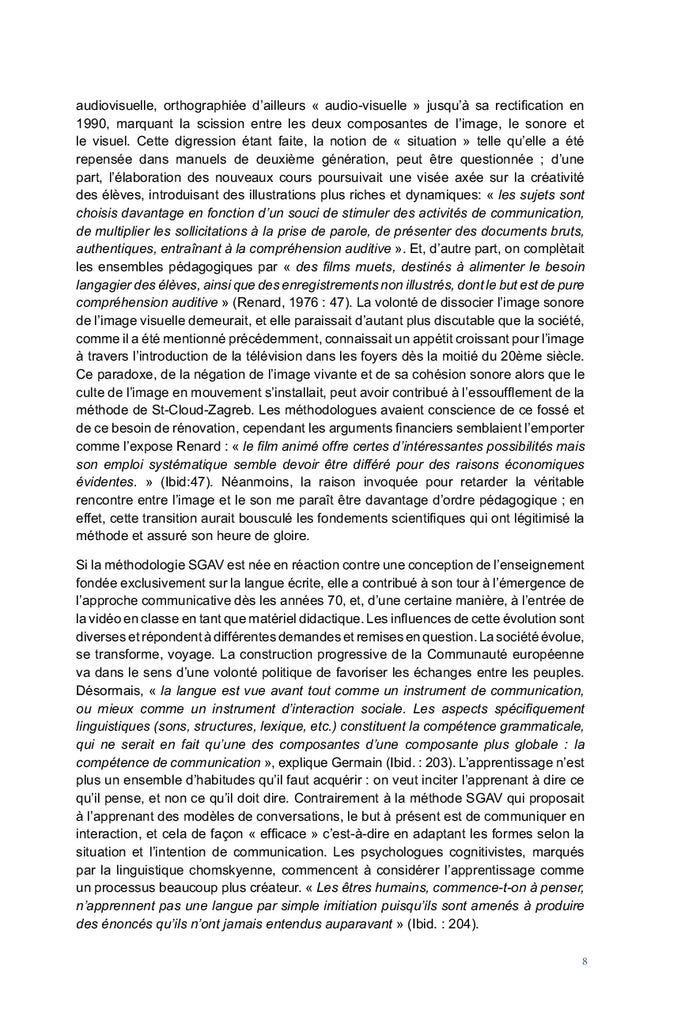 L'utilisation de séquences de film en classe de FLE