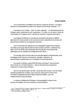 La gouvernance de la dette en Afrique