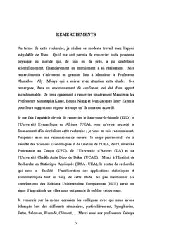 Institutions, décentralisation financière et performance économique