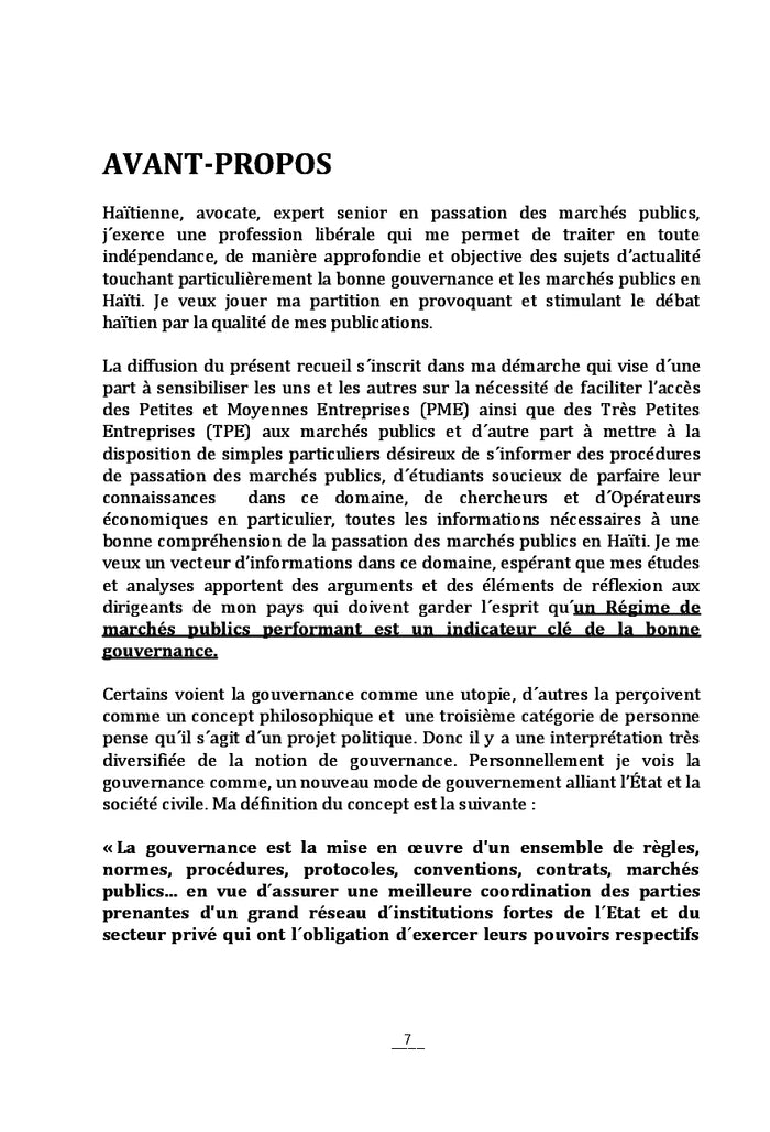 L'essentiel sur le droit des marchés publics en Haïti